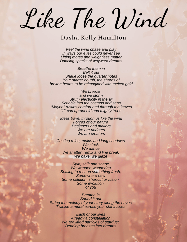 Image of "Like the Wind" By Dasha Kelly Hamilton